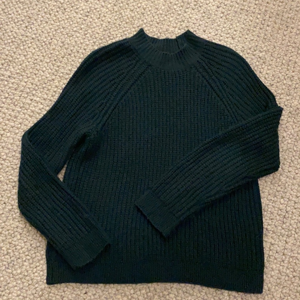 Dark green sweater